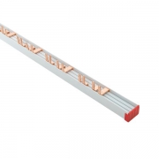 Шина соединительная PIN 4ф 63А мед. изол. 54мод (дл.1м) EKF pin-04-63 pin-04-63