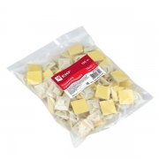 Площадка самоклеящаяся 20х20мм бел. (уп.100шт) EKF plc-20x20 plc-20x20