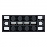 Терминал клеммный TB-4504 до 4.5кв.мм 45А 4 клеммные пары EKF tb-4504 tb-4504