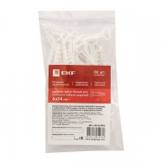 Дюбель-хомут d6х14мм для плоского кабеля белый (уп.100шт) PROxima EKF plc-cd1-6x14w plc-cd1-6x14w