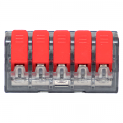 Клемма строительно-монтажная СМК 221-415 5-проводная 0.2-4кв.мм (уп.50шт) PROxima EKF plc-smk-221-415 plc-smk-221-415