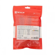 Набор трубок термоусадочных 4/2, 6/3, 8/4, 10/5, 12/6 (7 цветов по 5шт 100мм) PROxima EKF tut-n-4-r tut-n-4-r