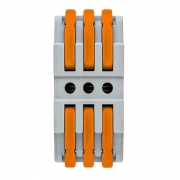 Клемма строительно-монтажная СМК проходная 222-423 3п 0.08-4кв.мм (уп.25шт) PROxima EKF plc-smk-423 plc-smk-423