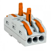 Клемма строительно-монтажная СМК проходная 222-423 3п 0.08-4кв.мм (уп.25шт) PROxima EKF plc-smk-423 plc-smk-423