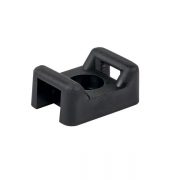 Площадка под хомуты (22х16) с монтажным отверстием М4 черн. (уп.100шт) PROxima EKF pmo-22-16-b pmo-22-16-b
