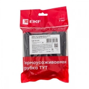 Набор трубок термоусадочных ТУТк клеевые 9/3 нг черн. по 100мм (уп.20шт) PROxima EKF tut-k-n-9 tut-k-n-9