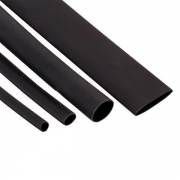 Набор трубок термоусадочных ТУТк клеевые нг черн. (3/1; 4.8/1.6; 6/2; 9/3; 12/4) по 100мм PROxima EKF tut-k-n-1-r tut-k-n-1-r