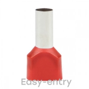 Наконечник штыревой втулочный изол. НШвИ(2) 10.0-14 (уп.50шт) EKF nhvi2-10.0-14 nhvi2-10,0-14