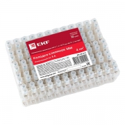 Колодка клеммная 6кв.мм 6А полистирол PROxima EKF plc-KK-6-6 plc-KK-6-6