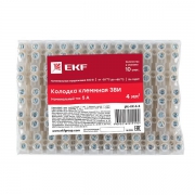 Колодка клеммная 6кв.мм 6А полистирол PROxima EKF plc-KK-6-6 plc-KK-6-6