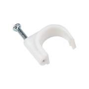 Скоба крепежная круглая с гвоздем d12мм пластик. (уп.50шт) EKF plcn-sr-12 plcn-sr-12