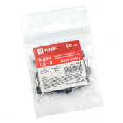 Наконечник штыревой втулочный изол. НШвИ 1.5-8 (уп.50шт) EKF nhvi-1.5-8 nhvi-1.5-8