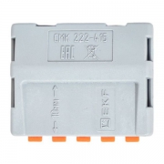 Клемма строительно-монтажная СМК 222-415 5-проводная 0.08-2.5кв.мм с рычагом (уп.100шт) PROxima EKF plc-smk-415 plc-smk-415