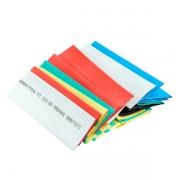 Набор трубок термоусадочных тонкостен. 20/10 (7 цветов по 3шт 100мм) EKF tut-n-20 tut-n-20