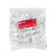 Скоба крепежная квадратная плоская 14мм (уп.50шт) EKF plcn-ss-14 plcn-ss-14