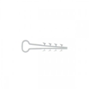 Дюбель-хомут d6х14мм для плоского кабеля полипропилен бел. (уп.50шт) EKF plc-cd-6x14w plc-cd-6x14w