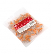 Клемма строительно-монтажная СМК 2273-243 3-проводная 0.5-2.5кв.мм с пастой (уп.100шт) PROxima EKF plc-smk-2273-243 plc-smk-2273-243