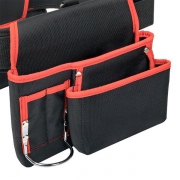 Сумка-пояс двухсекционная усиленная с двухшпеньковым ремнем С-12 Master EKF c-12 c-12