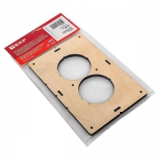 Шаблон для подрозетников c 2 отв. d68мм Expert EKF sh-d68-2 sh-d68-2