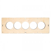 Шаблон для подрозетников c 5 отв. d68мм Expert EKF sh-d68-5 sh-d68-5