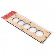 Шаблон для подрозетников c 5 отв. d68мм Expert EKF sh-d68-5 sh-d68-5