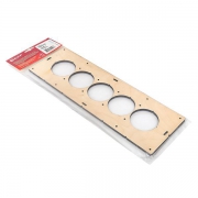 Шаблон для подрозетников c 5 отв. d68мм Expert EKF sh-d68-5 sh-d68-5