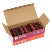 Гвозди для монтажного пистолета по бетону металлу кирпичу (тип CN) d2.7мм дл.17мм (уп.1000шт) Expert EKF cpn-2717bg cpn-2717bg