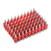 Гвозди кованные для монтажного пистолета по бетону металлу (тип CN) Bullet Type d3мм дл.22мм цинкование (уп.1000шт) Expert EKF cpn-3022bp cpn-3022bp