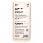 Сверло ступенчатое ST-4-30/2 HSS 14 ступ. EKF ST-4-30/2 ST-4-30/2