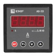 Амперметр цифровой AD-721 1ф на панель 72х72 EKF ad-721 ad-721