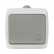 Кнопка звонка 1-кл. ОП Мурманск 10А IP54 сер. EKF EFZ10-026-30-54 EFZ10-026-30-54