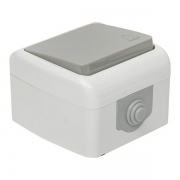 Кнопка звонка 1-кл. ОП Мурманск 10А IP54 сер. EKF EFZ10-026-30-54 EFZ10-026-30-54