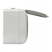 Розетка 2-м ОП Мурманск 16А IP54 с заземл. защ. шторки с крышкой сер. EKF EFR16-129-30-54 EFR16-129-30-54