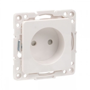 Розетка 1-м СП Стокгольм 10А IP20 без заземл. защ. шторки механизм бел. PROxima EKF EYR10-022-10 EYR10-022-10