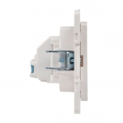 Розетка 1-м СП Стокгольм 10А IP20 без заземл. защ. шторки механизм бел. PROxima EKF EYR10-022-10 EYR10-022-10