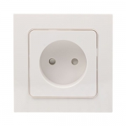 Розетка 1-м СП Стокгольм 10А IP20 без заземл. защ. шторки механизм бел. PROxima EKF EYR10-022-10 EYR10-022-10