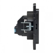 Розетка 1-м СП Стокгольм 10А IP20 без заземл. защ. шторки механизм черн. PROxima EKF EZR10-022-10 EZR10-022-10