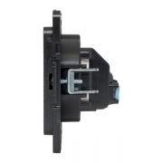 Розетка 1-м СП Стокгольм 10А IP20 без заземл. защ. шторки механизм черн. PROxima EKF EZR10-022-10 EZR10-022-10