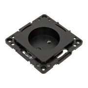 Розетка 1-м СП Стокгольм 10А IP20 без заземл. защ. шторки механизм черн. PROxima EKF EZR10-022-10 EZR10-022-10