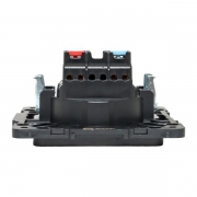 Розетка 1-м СП Стокгольм 10А IP20 без заземл. защ. шторки механизм черн. PROxima EKF EZR10-022-10 EZR10-022-10