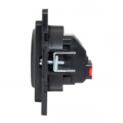 Розетка 1-м СП Стокгольм 16А IP20 с заземл. защ. шторки механизм черн. PROxima EKF EZR16-028-10 EZR16-028-10