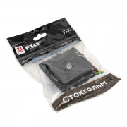 Розетка телевизионная TV 1-м Стокгольм 5-862МГц 75Ом механизм черн. PROxima EKF EZA00-027-10 EZA00-027-10