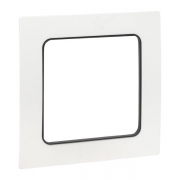 Рамка 1-м Стокгольм бел. с линией цвета черн. PROxima EKF EXM-G-304-10 EXM-G-304-10