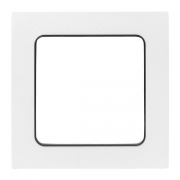 Рамка 1-м Стокгольм бел. с линией цвета черн. PROxima EKF EXM-G-304-10 EXM-G-304-10