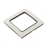 Рамка 1-м Стокгольм бел. с линией цвета черн. PROxima EKF EXM-G-304-10 EXM-G-304-10