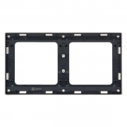 Рамка 2-м Стокгольм бел. с линией цвета черн. PROxima EKF EXM-G-305-10 EXM-G-305-10