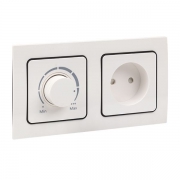 Рамка 2-м Стокгольм бел. с линией цвета черн. PROxima EKF EXM-G-305-10 EXM-G-305-10