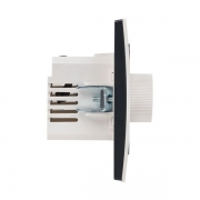 Рамка 2-м Стокгольм бел. с линией цвета черн. PROxima EKF EXM-G-305-10 EXM-G-305-10