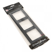 Рамка 3-м Стокгольм черн. PROxima EKF EAM-G-302-30 EAM-G-302-30