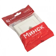 Розетка компьютерная 1-м СП Минск RJ45 бел. Basic EKF ERK01-035-10 ERK01-035-10